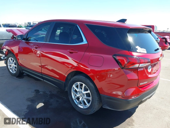 2022 Chevrolet Equinox LT with VIN 3GNAXKEV3NL212053, listed as a IAAI auction lot 41869020 with 98,651 mi miles. Bid and sale history available at carsss.com. Image 3.