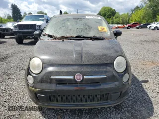 2015 FIAT 500 Pop with VIN 3C3CFFAR0FT555560, listed as a Copart auction lot 55178495 with 0 mi miles and Clean Title. Bid and sale history available at carsss.com. Image 5.