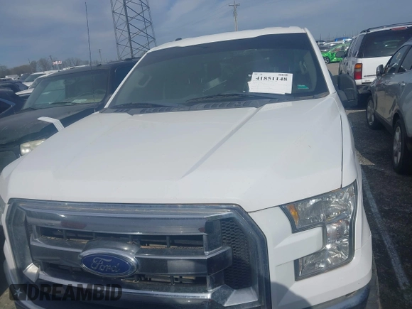 2015 Ford F-150 XLT with VIN 1FTFX1EG9FFA73603, listed as a IAAI auction lot 41851148 with Not provided miles and . Bid and sale history available at DreamBid. Image 12.