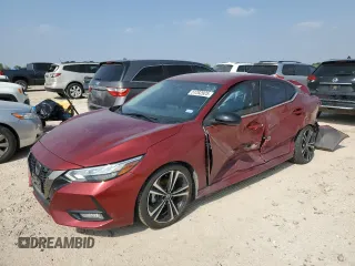 2020 Nissan Sentra SR with VIN 3N1AB8DVXLY266366, listed as a Copart auction lot 51282925 with 47,718 mi miles and Salvage Title. Bid and sale history available at DreamBid. Image 1.