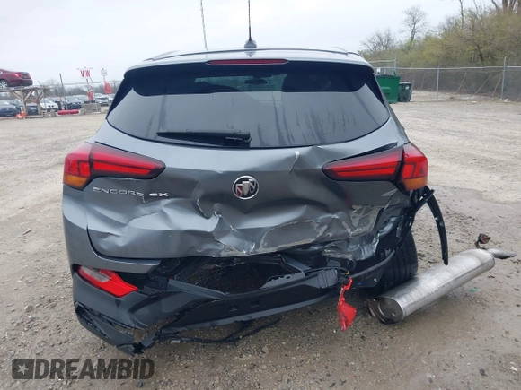 2022 Buick Encore GX Preferred with VIN KL4MMBS27NB112168, listed as a IAAI auction lot 41996307 with 51,291 mi miles and . Bid and sale history available at DreamBid. Image 16.