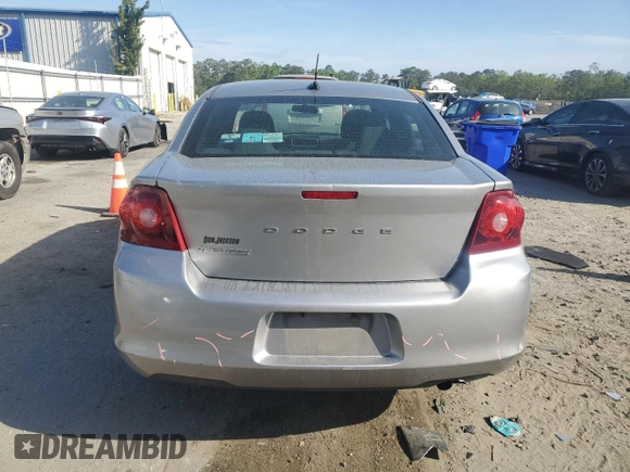 2013 Dodge Avenger SE with VIN 1C3CDZAB4DN572112, listed as a Copart auction lot 51771015 with 146,959 mi miles and Salvage Title. Bid and sale history available at DreamBid. Image 6.