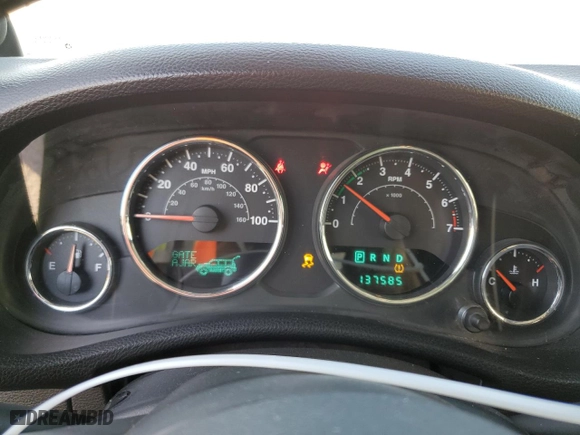 2012 Jeep Wrangler Unlimited Sport with VIN 1C4HJWDGXCL268227, listed as a Copart auction lot 86121234 with 137,585 mi miles and Salvage Title. Bid and sale history available at carsss.com. Image 9.