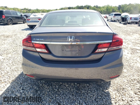 2014 Honda Civic Sedan LX with VIN 19XFB2F57EE076445, listed as a Copart auction lot 52395105 with 116,571 mi miles and Non Repairable. Bid and sale history available at carsss.com. Image 6.
