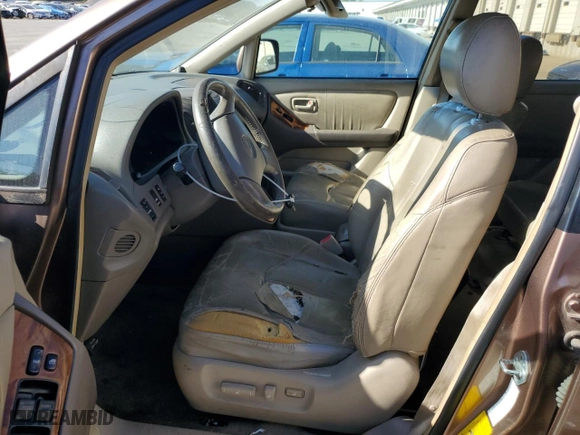 1999 Lexus RX 300 Luxury SUV with VIN JT6HF10U0X0083506, listed as a Copart auction lot 74708624 with 210,645 mi miles and Salvage Title. Bid and sale history available at carsss.com. Image 7.