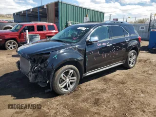 2017 Chevrolet Equinox Premier z VIN 2GNFLGEK4H6250050, wystawiony jako Copart lot #51660125 z przebiegiem 64 394 mil mil oraz Szkoda całkowita • Salvage title. Historia ofert i sprzedaży dostępna na DreamBid. Obrazek 1.