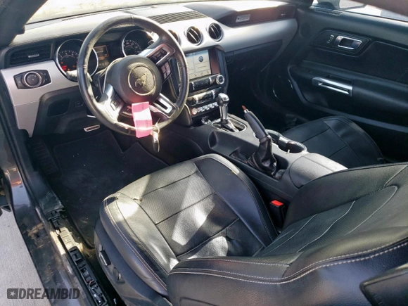 2017 Ford Mustang EcoBoost Premium with VIN 1FATP8UH5H5294989, listed as a Copart auction lot 52748585 with 82,291 mi miles and Salvage Title. Bid and sale history available at carsss.com. Image 8.