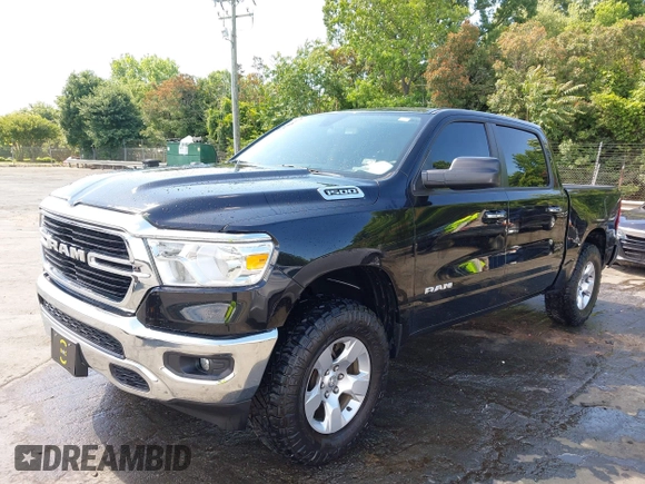 2020 Ram 1500 Big Horn with VIN 1C6RRFFG8LN120583, listed as a IAAI auction lot 42320101 with 55,263 mi miles and . Bid and sale history available at DreamBid. Image 17.