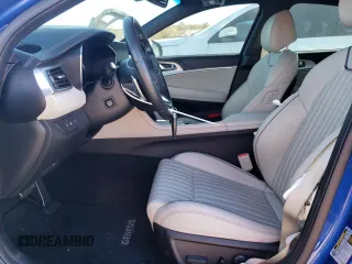 2023 Genesis G70 2.0T with VIN KMTG34TA6PU113019, listed as a Copart auction lot 81570454 with 15,421 mi miles and Salvage Title. Bid and sale history available at DreamBid. Image 7.