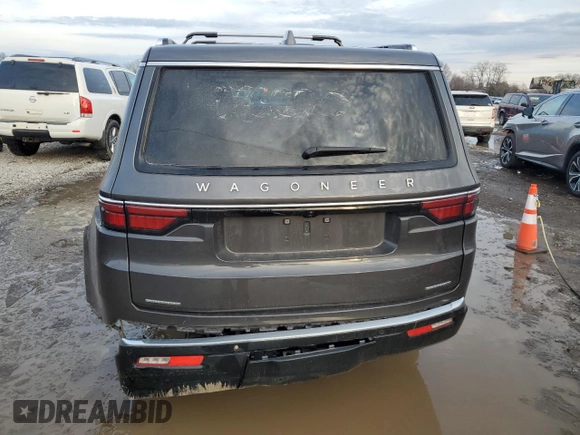 2023 Jeep Wagoneer Series II Carbide с VIN 1C4SJVBP2PS585000, выставлен на аукционе Copart как лот 86178334 с пробегом 14 028 миль миль и Списание • Salvage title. История ставок и продаж доступна на DreamBid. Изображение 6.