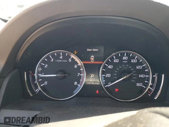 2014 Acura RLX Advance with VIN JH4KC1F97EC006085, listed as a Copart auction lot 48775915 with 172,195 mi miles and Salvage title. Bid and sale history available at DreamBid. Image 9.