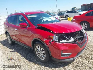2017 Nissan Rogue SL with VIN JN8AT2MT1HW134475, listed as a IAAI auction lot 41762159 with 163,689 mi miles. Bid and sale history available at carsss.com. Image 1.