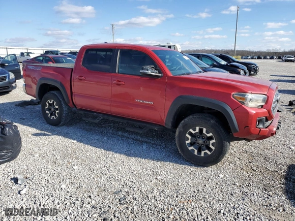 2017 Toyota Tacoma SR5 with VIN 3TMCZ5AN6HM070184, listed as a Copart auction lot 46670515 with 0 mi miles and Salvage Title. Bid and sale history available at carsss.com. Image 4.