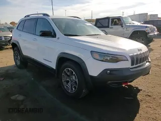 2022 Jeep Cherokee Trailhawk with VIN 1C4PJMBX3ND505107, listed as a Copart auction lot 77418384 with 12,952 mi miles and Clean Title. Bid and sale history available at carsss.com. Image 11.