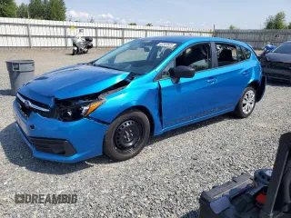 2021 Subaru Impreza with VIN 4S3GTAB64M3710228, listed as a Copart auction lot 62203835 with 42,776 mi miles and Salvage title. Bid and sale history available at DreamBid. Image 1.