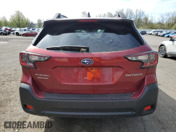 2024 Subaru Outback Premium with VIN 4S4BTAFC6R3229894, listed as a Copart auction lot 52642185 with 6,084 mi miles and Salvage title. Bid and sale history available at DreamBid. Image 6.