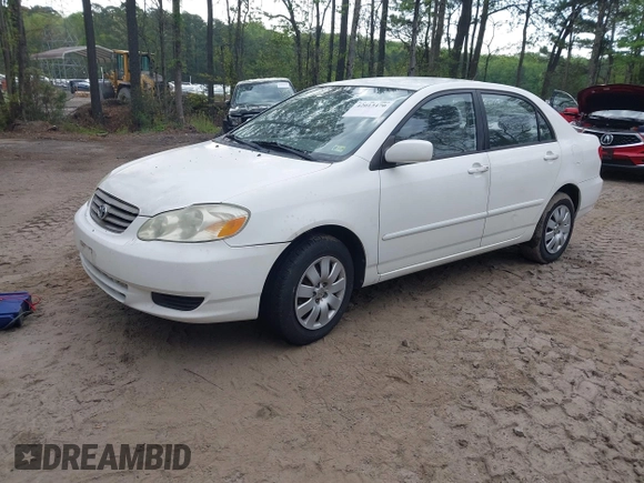 2003 Toyota Corolla CE with VIN JTDBR32EX30046514, listed as a IAAI auction lot 42013470 with 209,504 mi miles and . Bid and sale history available at DreamBid. Image 17.