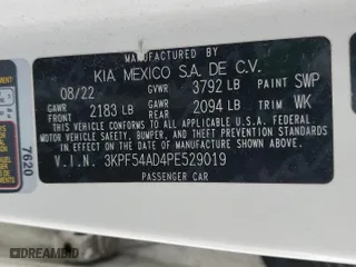 2023 Kia Forte GT-Line with VIN 3KPF54AD4PE529019, listed as a Copart auction lot 48328775 with 67,501 mi miles and Salvage Title. Bid and sale history available at carsss.com. Image 12.