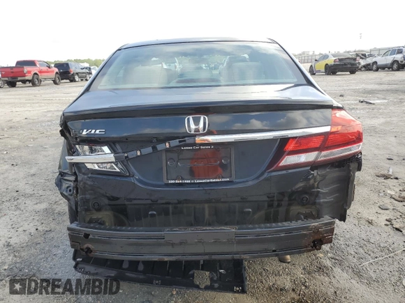 2013 Honda Civic LX с VIN 2HGFB2F56DH599346, выставлен на аукционе Copart как лот 59877115 с пробегом 206 561 миль миль и Списание • Salvage title. История ставок и продаж доступна на DreamBid. Изображение 6.