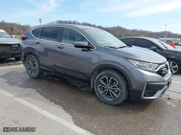 2021 Honda CR-V EX-L with VIN 5J6RW2H8XML008410, listed as a IAAI auction lot 41800858 with 64,167 mi miles. Bid and sale history available at carsss.com. Image 1.