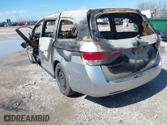 2014 Honda Odyssey LX с VIN 5FNRL5H25EB004409, выставлен на аукционе IAAI как лот 41781485 с пробегом Не указан миль и . История ставок и продаж доступна на DreamBid. Изображение 3.