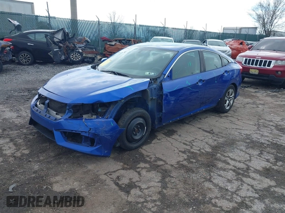 2018 Honda Civic LX with VIN 2HGFC2F59JH610350, listed as a IAAI auction lot 41892911 with 115,501 mi miles and . Bid and sale history available at DreamBid. Image 6.