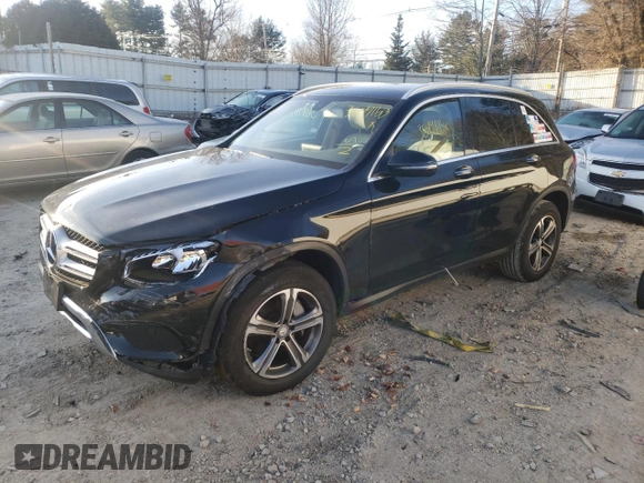 2016 Mercedes-Benz GLC with VIN WDC0G4KB1GF087846, listed as a Copart auction lot 36491613 with 50,589 mi miles. Bid and sale history available at carsss.com. Image 1.