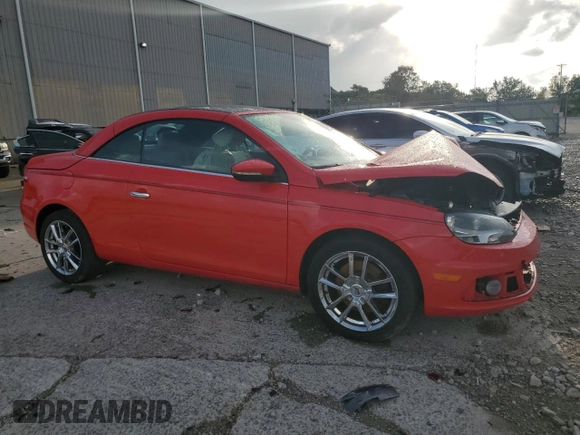 2015 Volkswagen Eos Komfort with VIN WVWBW8AH9FV003310, listed as a Copart auction lot 65459924 with 71,064 mi miles and Non Repairable. Bid and sale history available at DreamBid. Image 4.