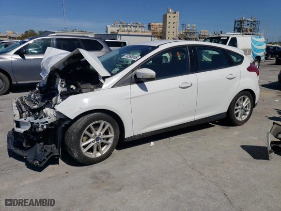 2016 Ford Focus SE with VIN 1FADP3K25GL270305, listed as a Copart auction lot 50393005 with 0 mi miles and Salvage Title. Bid and sale history available at carsss.com. Image 1.