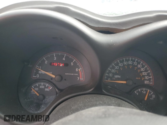 2004 Pontiac Grand Am SE with VIN 1G2NE52F14M595630, listed as a Copart auction lot 89057975 with 146,754 mi miles and Salvage Title. Bid and sale history available at carsss.com. Image 9.