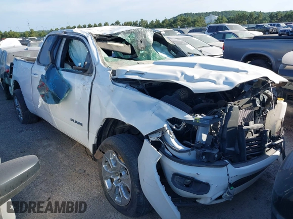 2020 Ram 1500 Big Horn with VIN 1C6RREBT1LN344887, listed as a IAAI auction lot 39670966 with Not provided miles and . Bid and sale history available at DreamBid. Image 1.