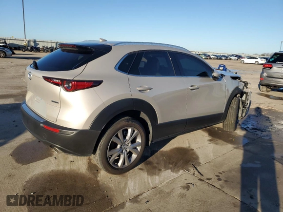 2023 Mazda CX-30 S Premium with VIN 3MVDMBDM7PM573224, listed as a Copart auction lot 85997854 with Not Provided miles and Salvage Title. Bid and sale history available at DreamBid. Image 3.