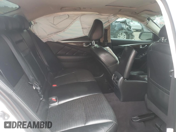2016 Infiniti Q50 Red Sport 400 with VIN JN1FV7AR4GM450371, listed as a Copart auction lot 57093805 with 101,097 mi miles and Non repairable. Bid and sale history available at DreamBid. Image 10.