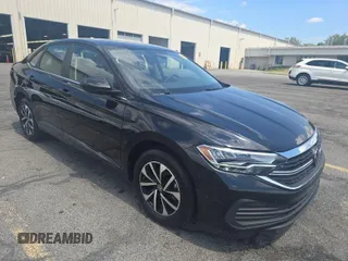 2024 Volkswagen Jetta S with VIN 3VW5M7BU6RM050864, listed as a IAAI auction lot 42854244 with 23,681 mi miles and . Bid and sale history available at DreamBid. Image 18.