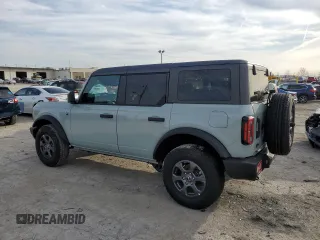 2024 Ford Bronco Big Bend с VIN 1FMDE7BH4RLB08451, выставлен на аукционе Copart как лот 49607475 с пробегом 3 569 миль миль и Списание • Salvage title. История ставок и продаж доступна на DreamBid. Изображение 2.