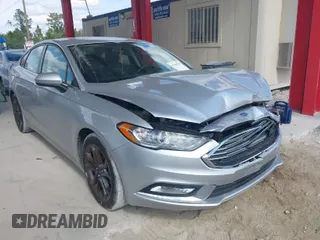 2018 Ford Fusion SE with VIN 3FA6P0HD7JR279726, listed as a IAAI auction lot 41269578 with 86,854 mi miles. Bid and sale history available at carsss.com. Image 1.