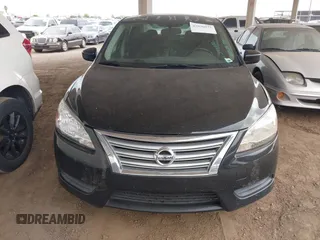 2015 Nissan Sentra S with VIN 3N1AB7AP9FY379620, listed as a IAAI auction lot 42036075 with 110,021 mi miles. Bid and sale history available at carsss.com. Image 6.