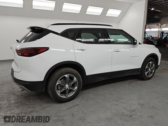2024 Chevrolet Blazer LT с VIN 3GNKBJR44RS195547, выставлен на аукционе Copart как лот 43275205 с пробегом 25 318 миль миль и Чистый • Clean title. История ставок и продаж доступна на DreamBid. Изображение 3.