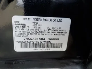 2003 Infiniti I35 Luxury z VIN JNKDA31A83T100856, wystawiony jako Copart lot #80894564 z przebiegiem 154 489 mil mil oraz Szkoda całkowita • Salvage title. Historia ofert i sprzedaży dostępna na DreamBid. Obrazek 12.