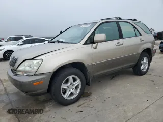 2001 Lexus RX 300 with VIN JTJGF10U310088188, listed as a Copart auction lot 43792065 with 153,582 mi miles and Salvage Title. Bid and sale history available at carsss.com. Image 1.