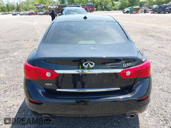 2015 Infiniti Q50 Premium z VIN JN1BV7AR4FM410949, wystawiony jako IAAI lot #42243917 z przebiegiem 56 552 mil mil oraz . Historia ofert i sprzedaży dostępna na DreamBid. Obrazek 16.