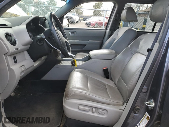 2014 Honda Pilot EX-L with VIN 5FNYF4H50EB005362, listed as a Copart auction lot 46695275 with 106,175 mi miles and Salvage Title. Bid and sale history available at DreamBid. Image 7.