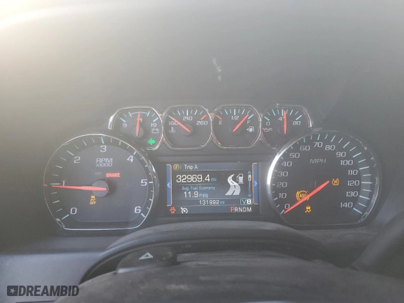 2014 Chevrolet Silverado 1500 LTZ with VIN 3GCUKSEC2EG390192, listed as a Copart auction lot 45214725 with 131,992 mi miles and Salvage Title. Bid and sale history available at carsss.com. Image 9.
