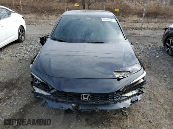2025 Honda Civic Sedan Sport with VIN 2HGFE2F57SH500716, listed as a Copart auction lot 49150145 with 4,989 mi miles and Salvage Title. Bid and sale history available at carsss.com. Image 5.