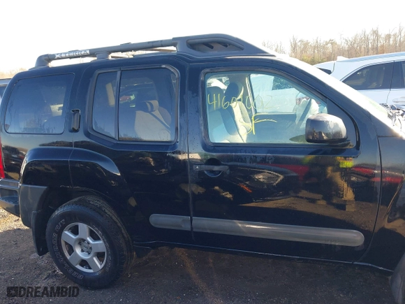2005 Nissan Xterra S with VIN 5N1AN08W75C611076, listed as a IAAI auction lot 41601002 with 1 mi miles. Bid and sale history available at carsss.com. Image 12.