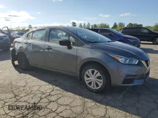 2021 Nissan Versa S with VIN 3N1CN8DVXML907398, listed as a Copart auction lot 57648135 with 131,777 mi miles and Salvage title. Bid and sale history available at DreamBid. Image 4.