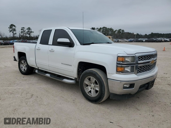 2015 Chevrolet Silverado 1500 LT with VIN 1GCRCREH4FZ387609, listed as a Copart auction lot 45706205 with 136,500 mi miles and Salvage Title. Bid and sale history available at carsss.com. Image 4.