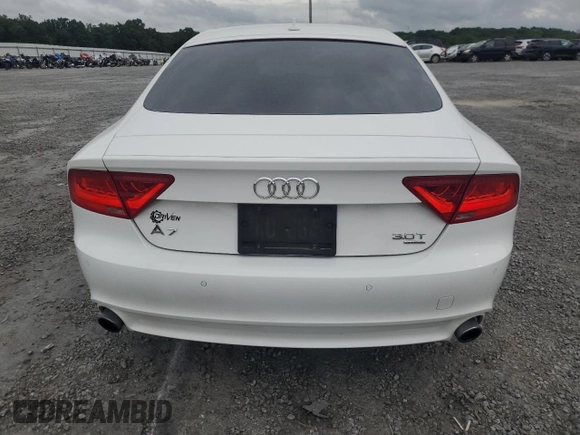 2014 Audi A7 3.0 Premium Plus with VIN WAUWGAFC5EN007403, listed as a Copart auction lot 66097684 with 147,653 mi miles and Salvage Title. Bid and sale history available at carsss.com. Image 6.