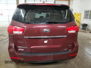 2016 Kia Sedona LX with VIN KNDMB5C14G6099412, listed as a Copart auction lot 43959415 with 157,262 mi miles and Salvage Title. Bid and sale history available at DreamBid. Image 6.