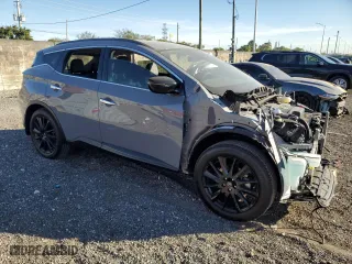 2024 Nissan Murano SV with VIN 5N1AZ2BJ6RC126074, listed as a Copart auction lot 87639195 with 980 mi miles and Non Repairable. Bid and sale history available at carsss.com. Image 4.